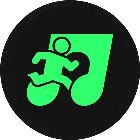 暂逃现场 Logo